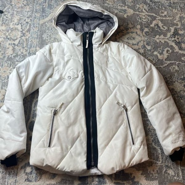 Obermeyer M White Puffer Jacket