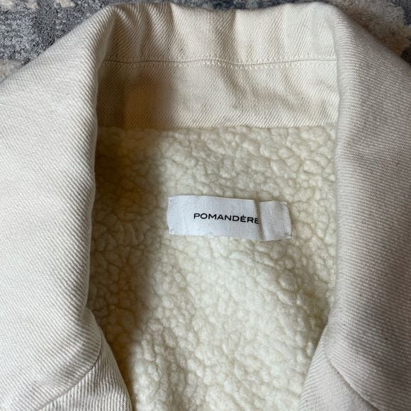 Women's Pomandere Cream Sleeveless Jacket 3