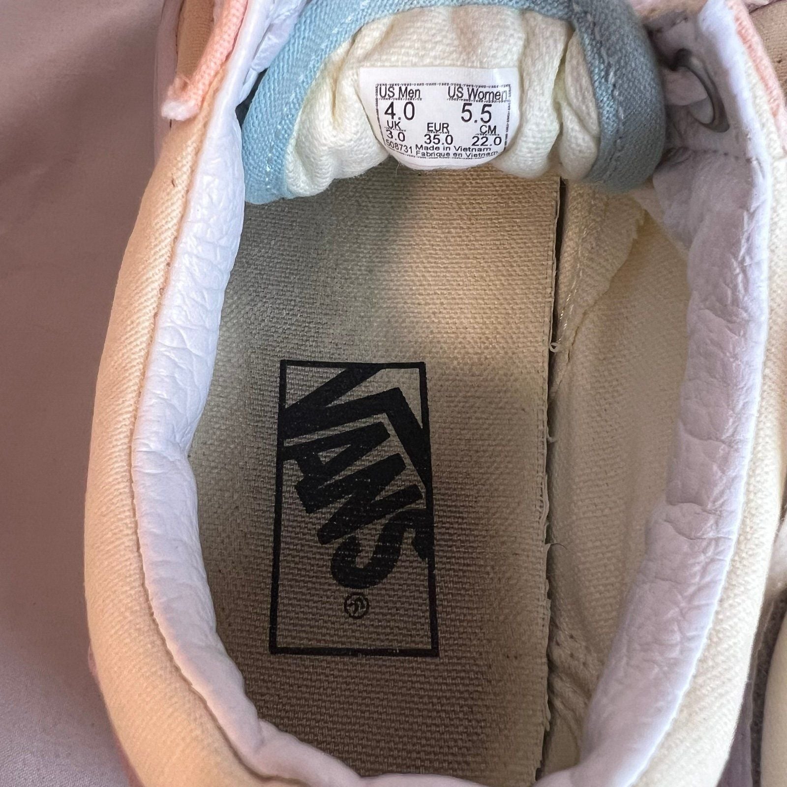 Size 5.5 Vans Old Skool Pastel Block Yellow 6