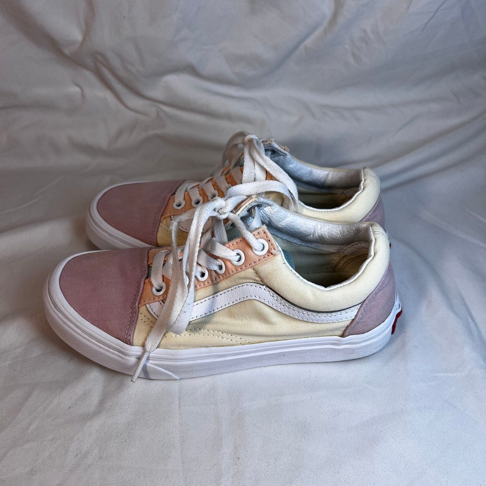 Size 5.5 Vans Old Skool Pastel Block Yellow 5