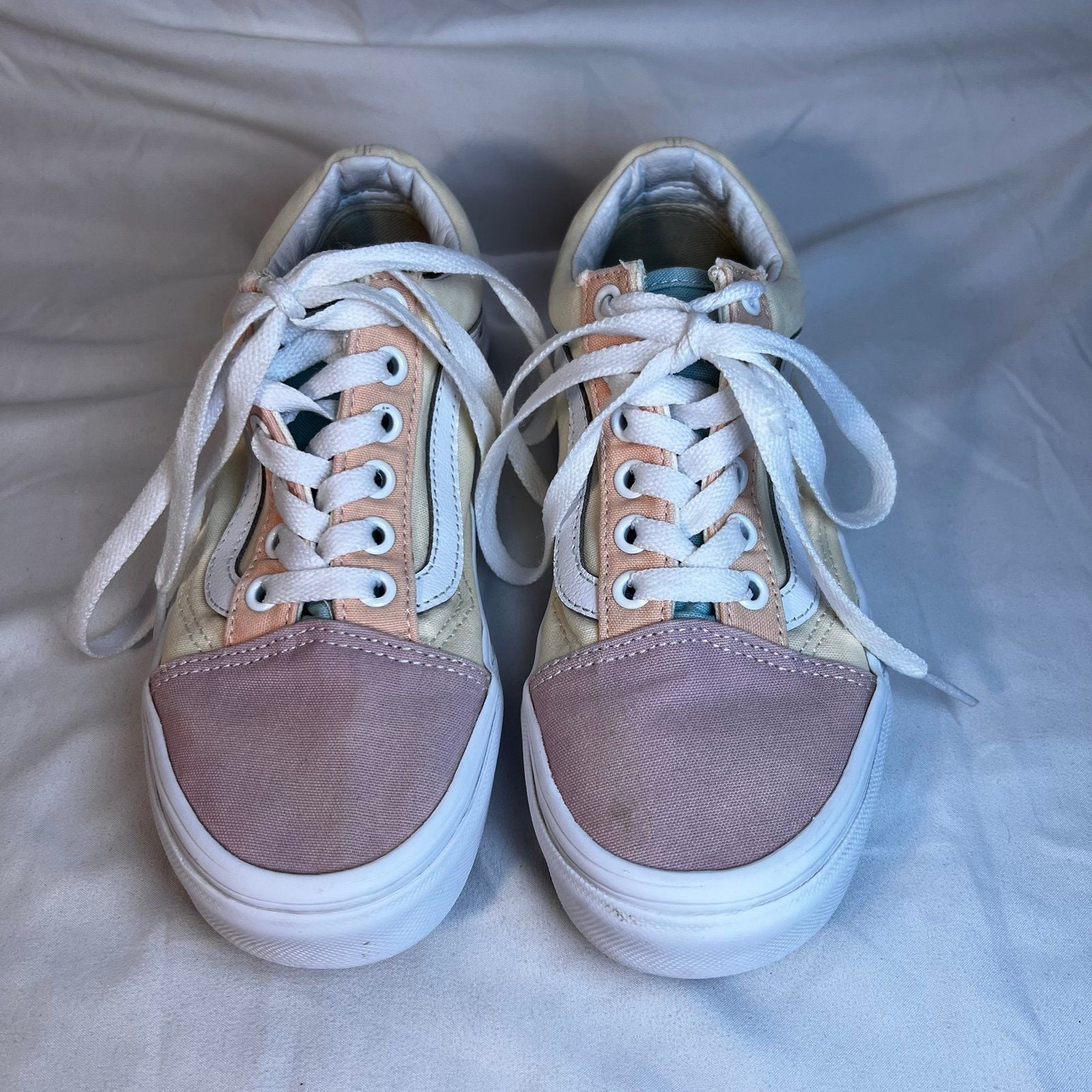 Size 5.5 Vans Old Skool Pastel Block Yellow 3
