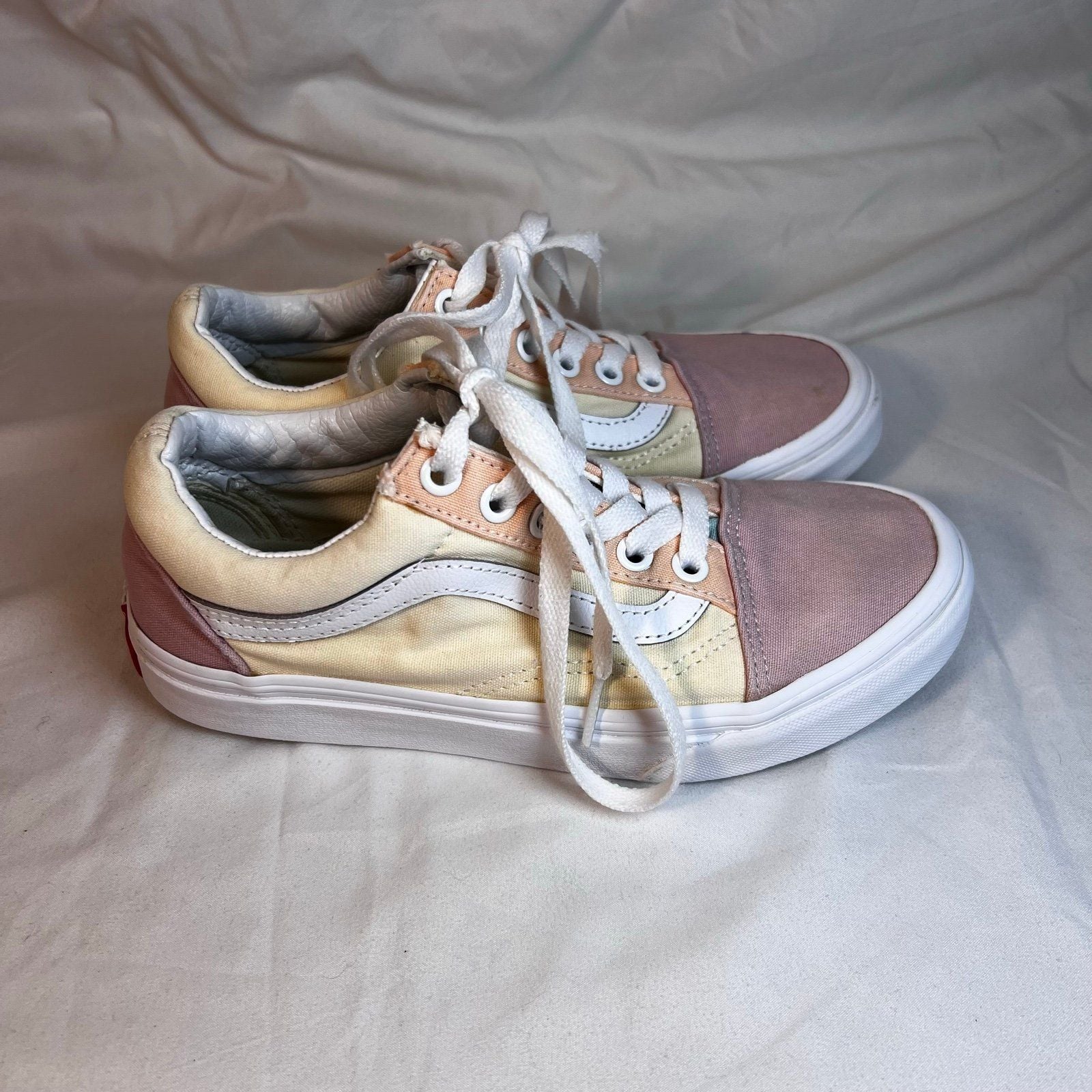 Size 5.5 Vans Old Skool Pastel Block Yellow 2
