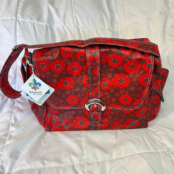 Floral print Kalencom diaper bag
