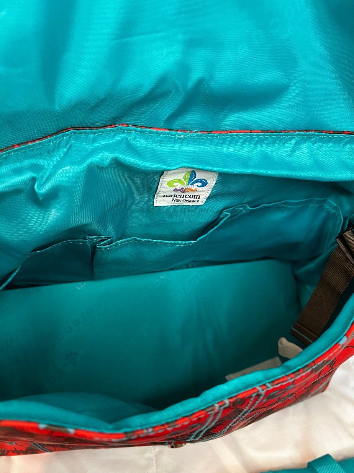 Floral print Kalencom diaper bag 6