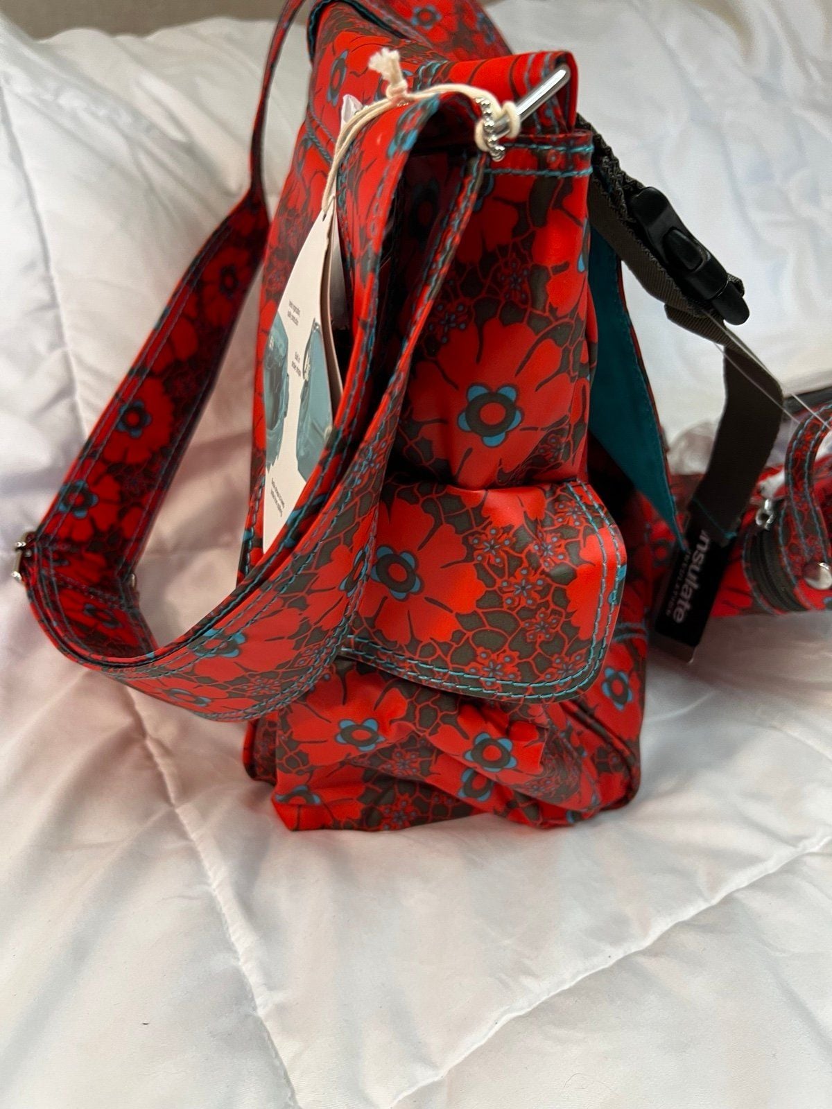 Floral print Kalencom diaper bag 9