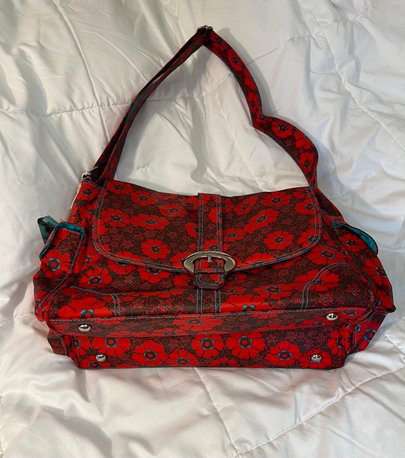 Floral print Kalencom diaper bag 10
