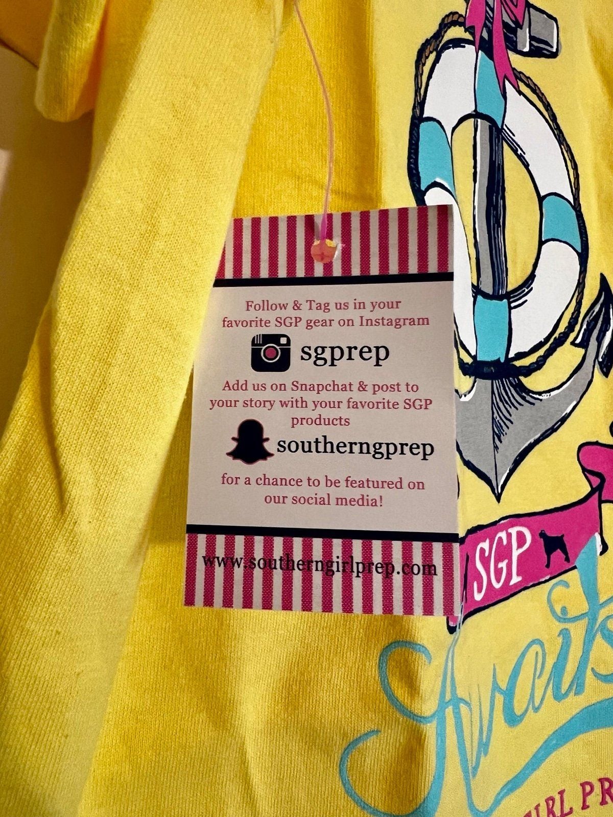 NWT Southern Girl Prep Youth Small T-shirt 7