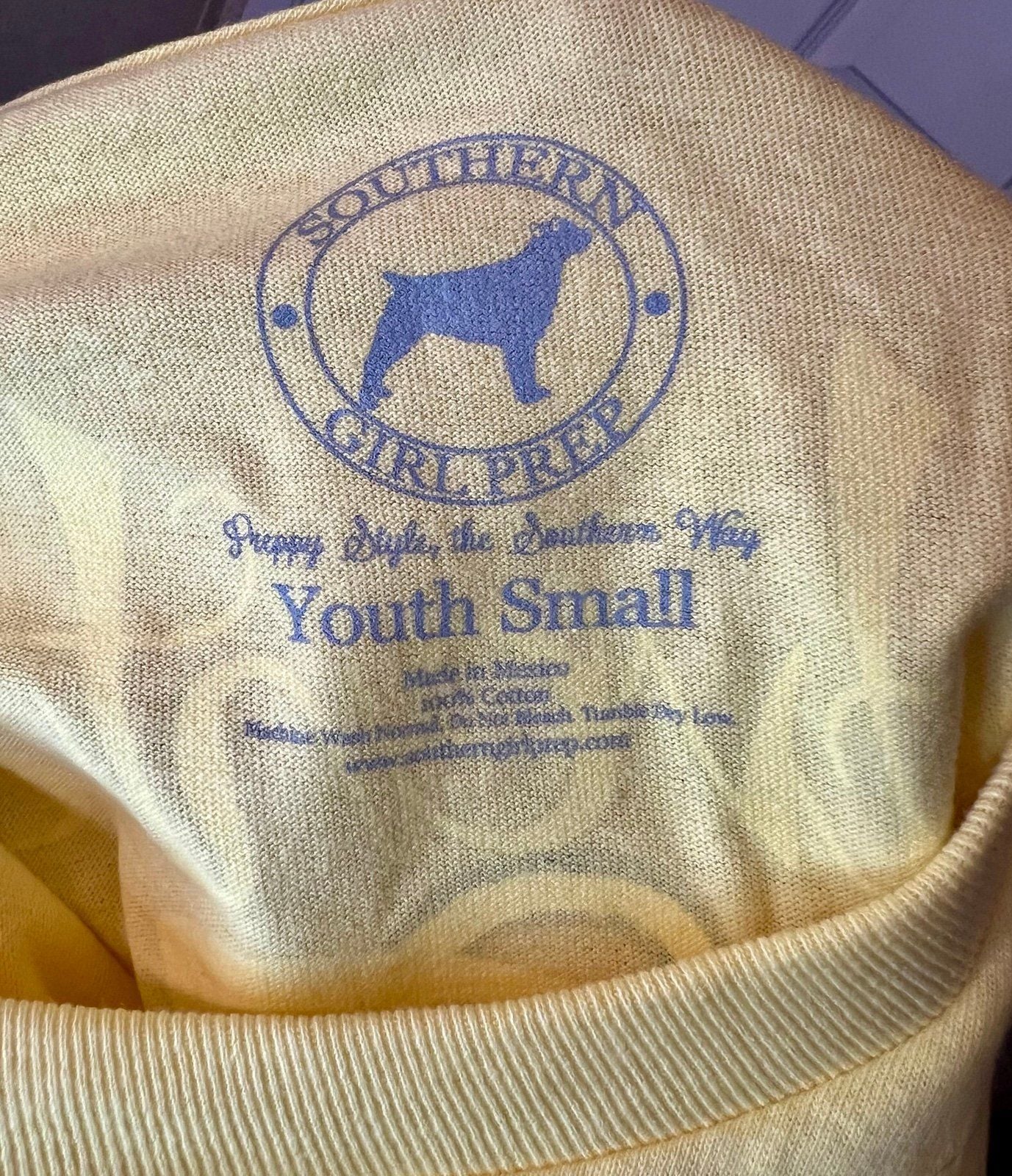 NWT Southern Girl Prep Youth Small T-shirt 8