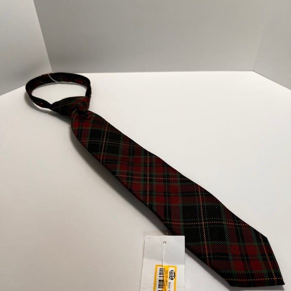 Size M/L Boys adjustable zipper Tie