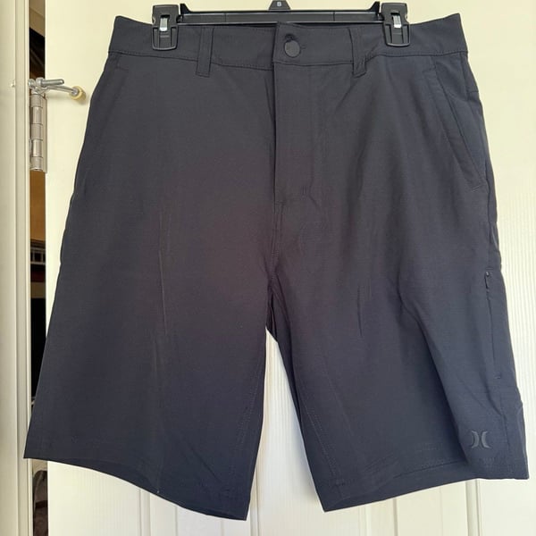 Hurley Men’s Trek Hybrid Short dark gray Size 32 – Water Repellent