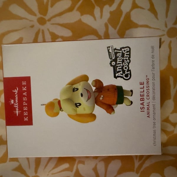 Hallmark keepsake 2023 ornament Animal Crossing Isabelle. NIB