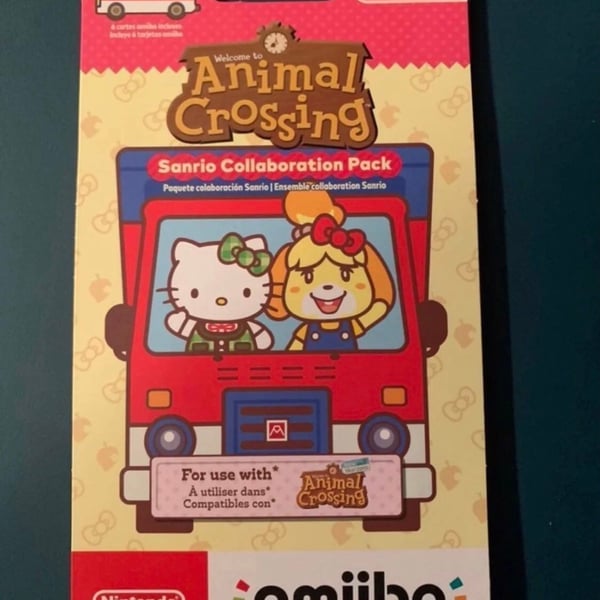 Animal crossing sanrio amiibo pack
