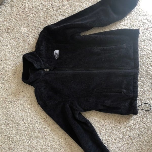 North face fuzzy fleece