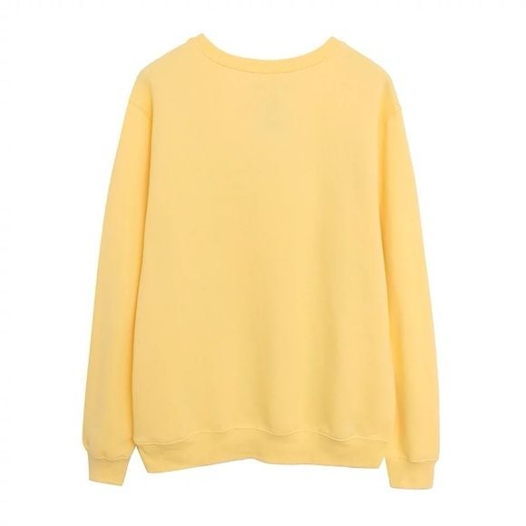Snoopy Peanuts and his friends yellow sweatshirt SZ M 8