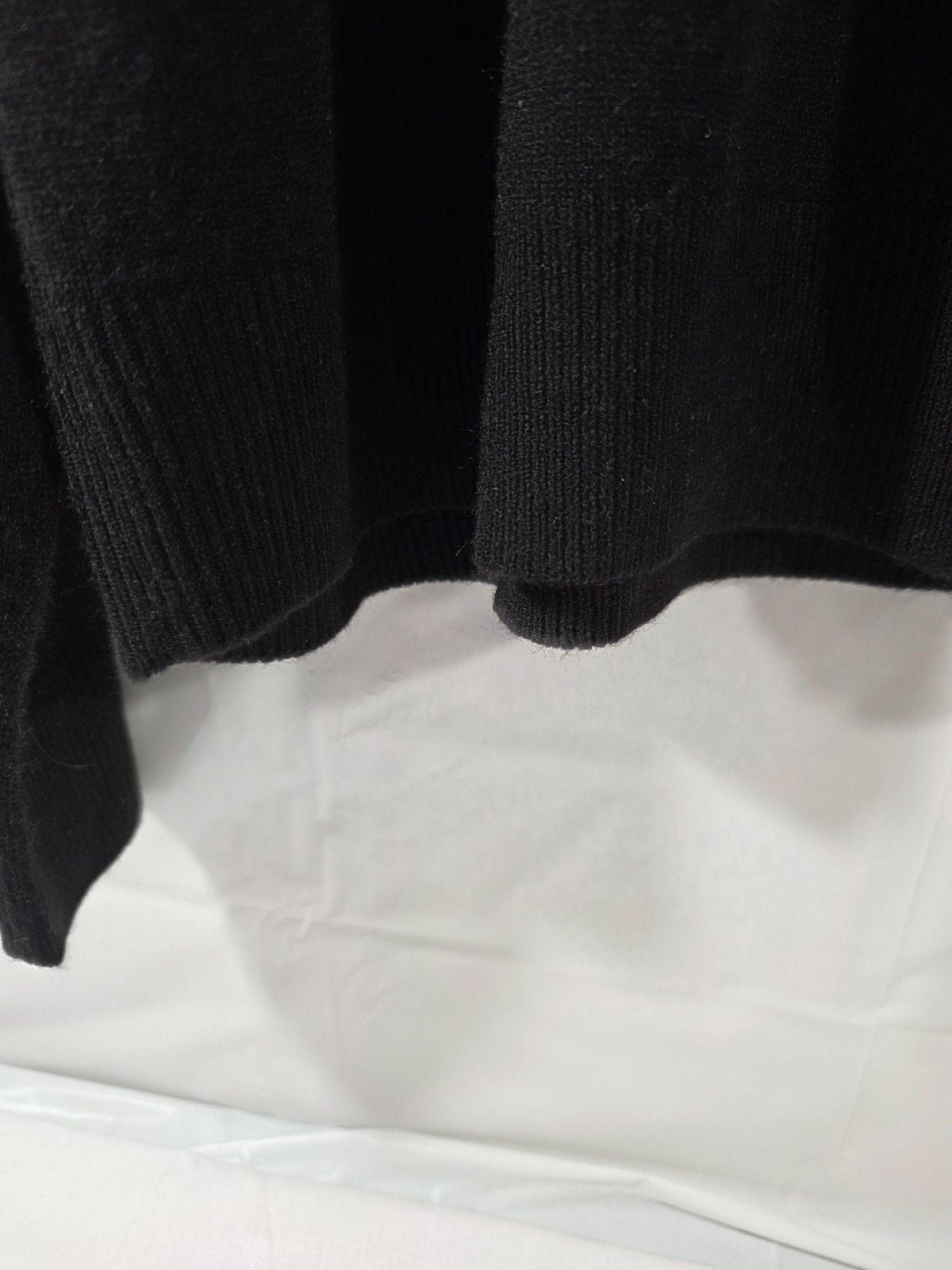 Sag Harbor Black Ribbed Sweater XL 7