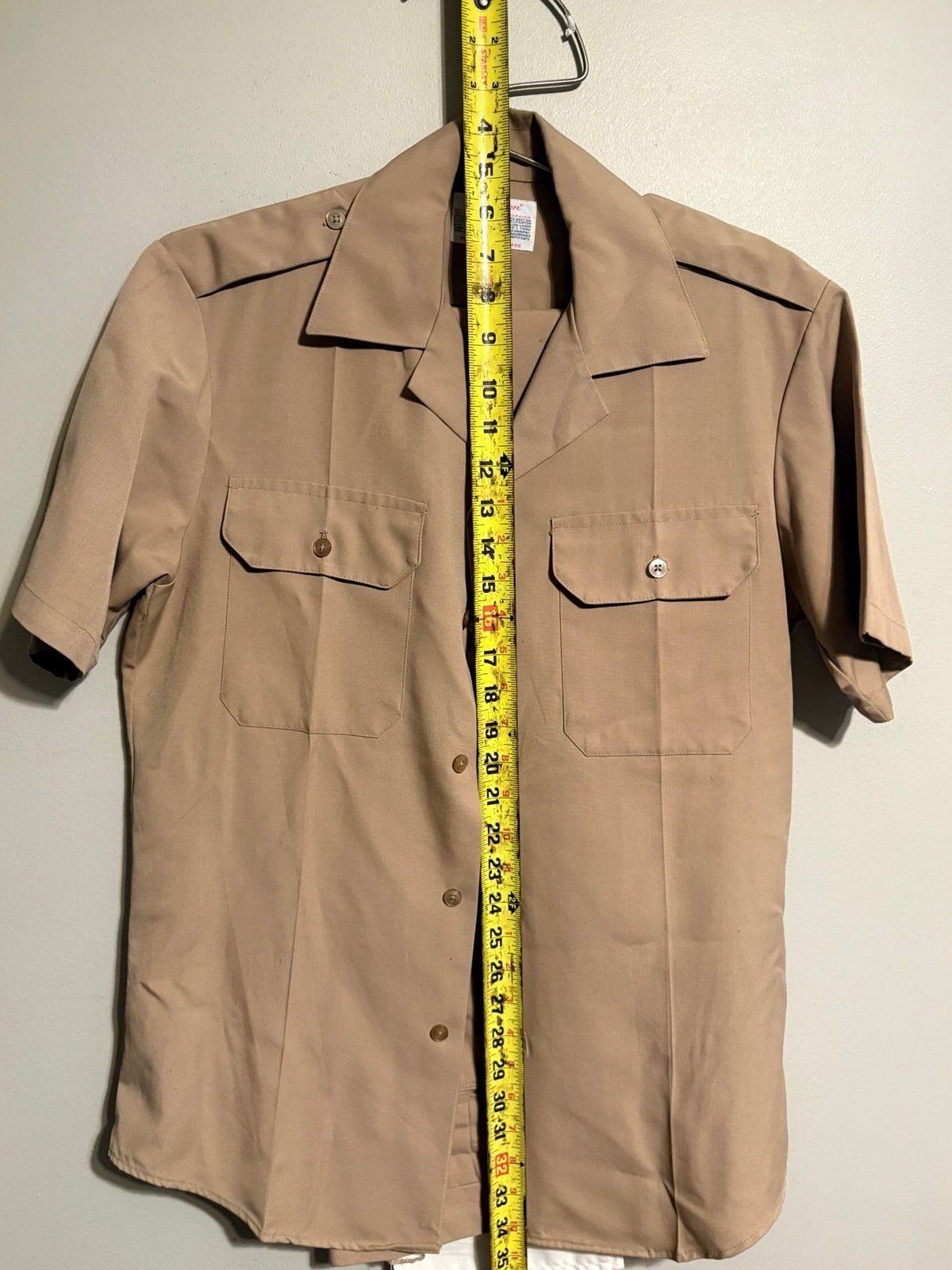 Creighton Military-Style Uniform Shirt & Pants – Khaki – Size Small (14–14½) 3