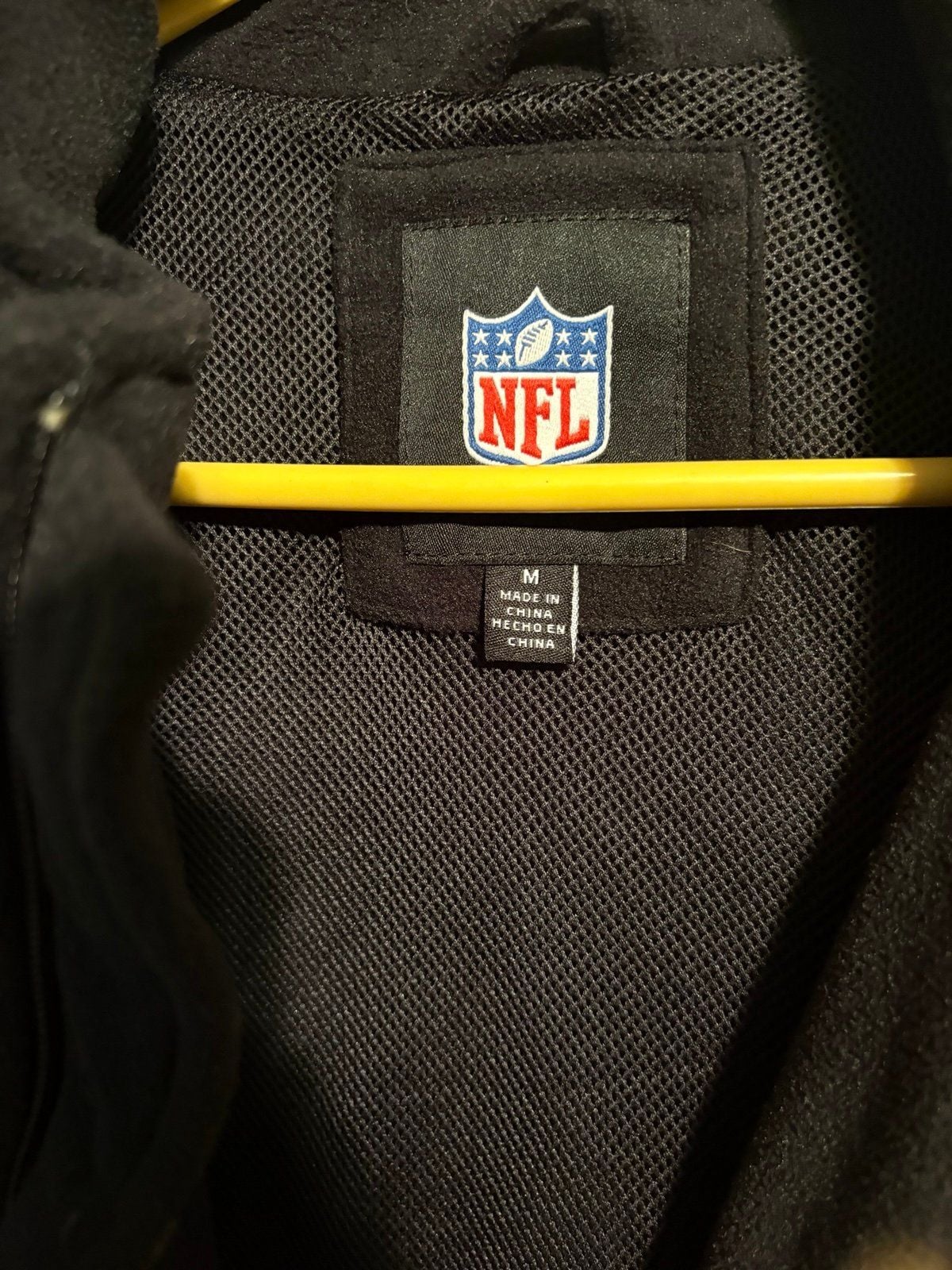 Pittsburgh Steelers NFL Men’s Medium Full-Zip Fleece Jacket 5