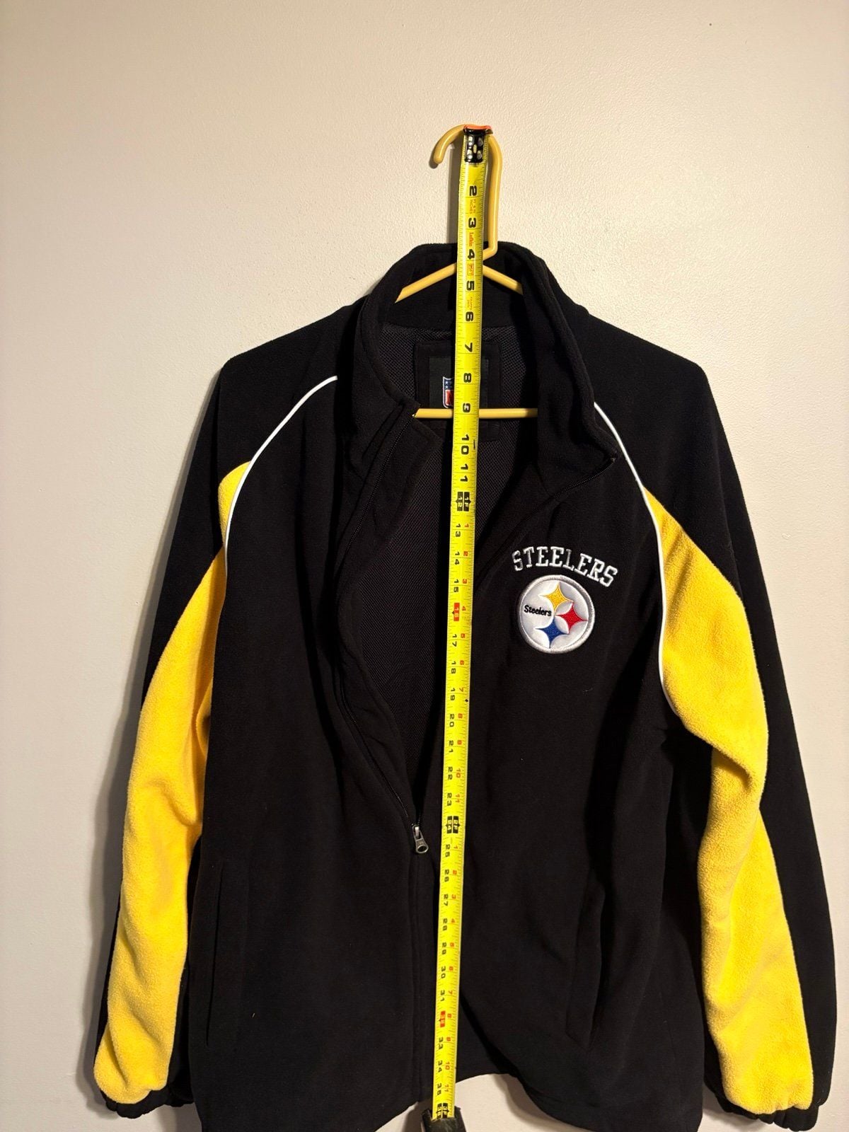 Pittsburgh Steelers NFL Men’s Medium Full-Zip Fleece Jacket 8