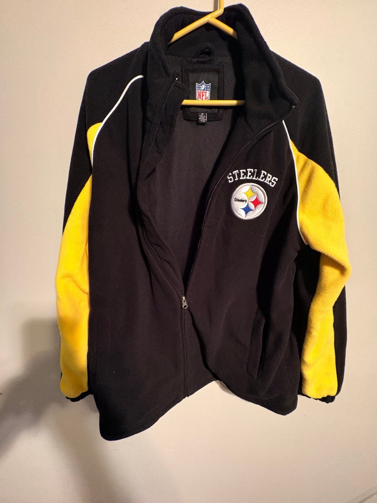 Pittsburgh Steelers NFL Men’s Medium Full-Zip Fleece Jacket 7