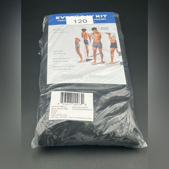 Pair Of Thieves Black Boxers Size L 1