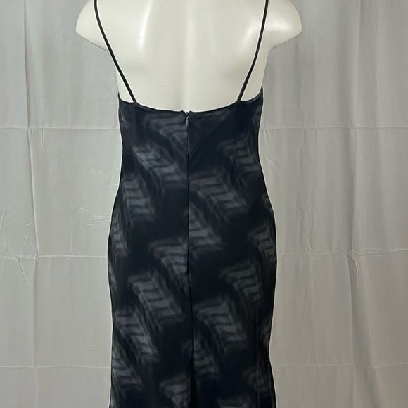 Jade Black and Grey Sheer Mini Dress 7