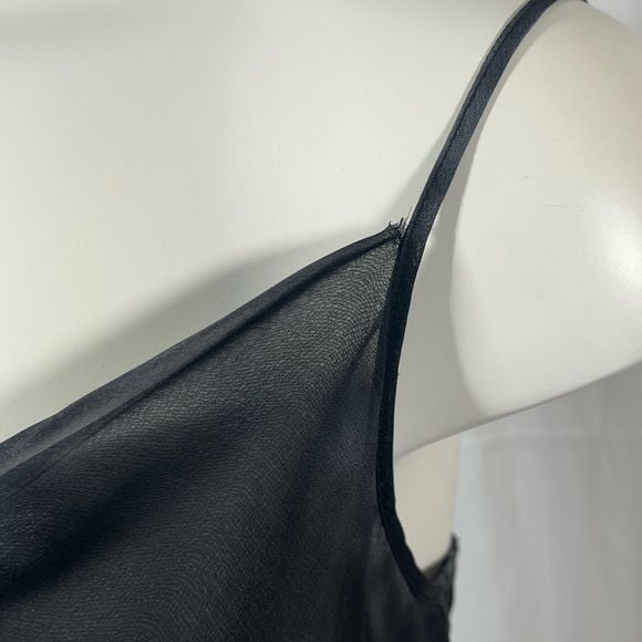 Jade Black and Grey Sheer Mini Dress 9