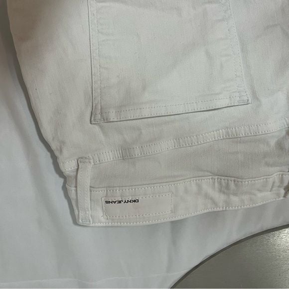 White DKNY Bermuda Shorts SZ 16 5