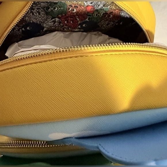 McDonald's Vintage Fry Kids Triple Pocket Mini Backpack Loungefly 13