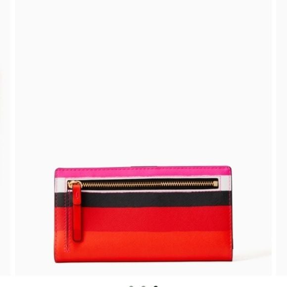 Kate Spade Laurel Way Bonita Stripe Tote & Wallet 8