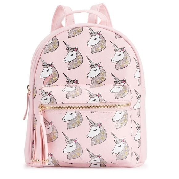 OMG Accessories Glitter Unicorn Mini Backpack NWT 1