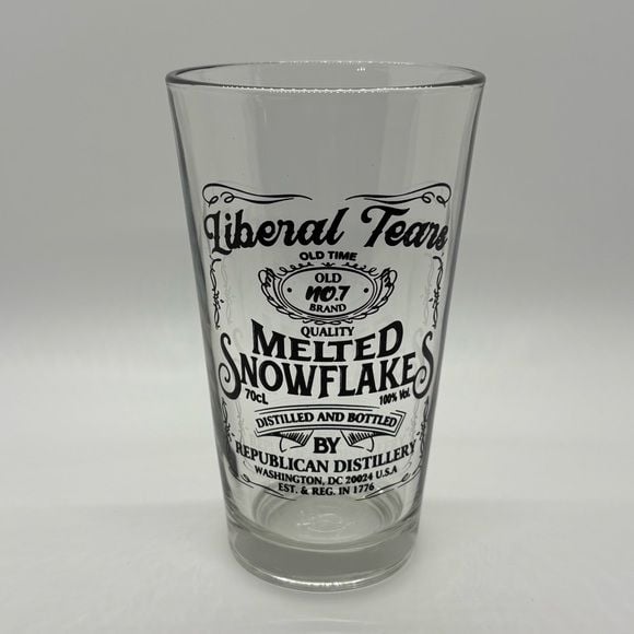 Liberal Tears Melted Snowflakes Glass 1