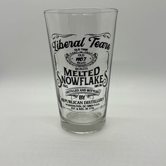 Liberal Tears Melted Snowflakes Glass 5