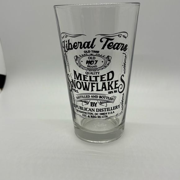 Liberal Tears Melted Snowflakes Glass 4