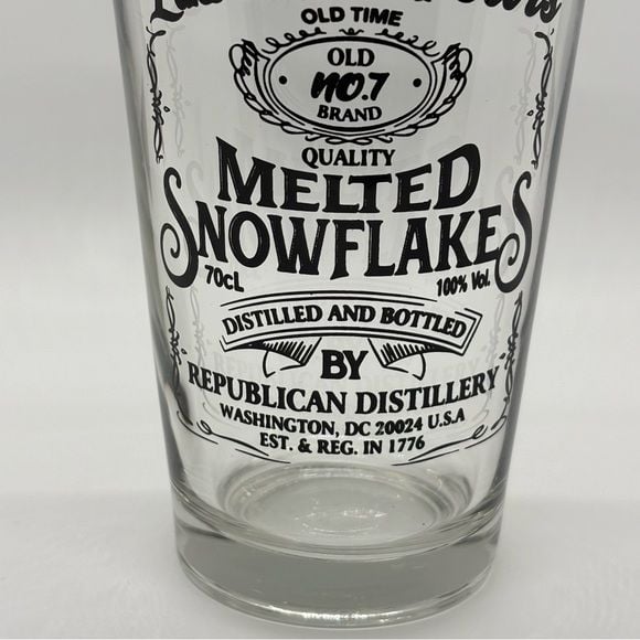 Liberal Tears Melted Snowflakes Glass 2