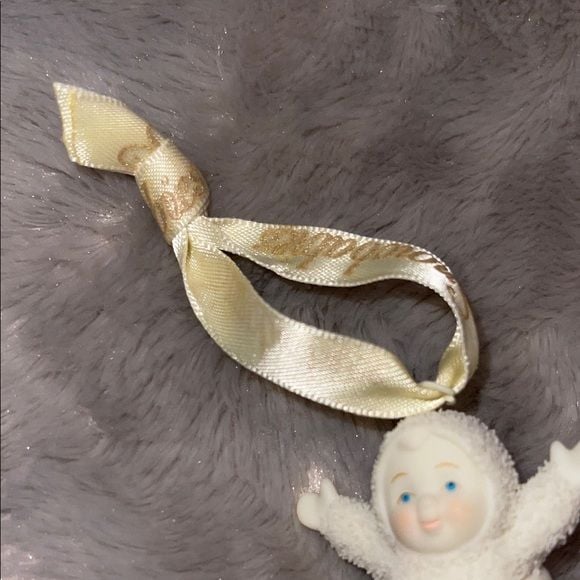 Department 56 Snowbabies "Baby in My Stocking" ornament 2002 collection 2