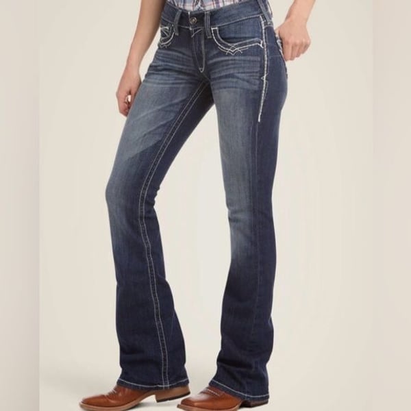 Ariat Women's Blue Bootcut Jeans