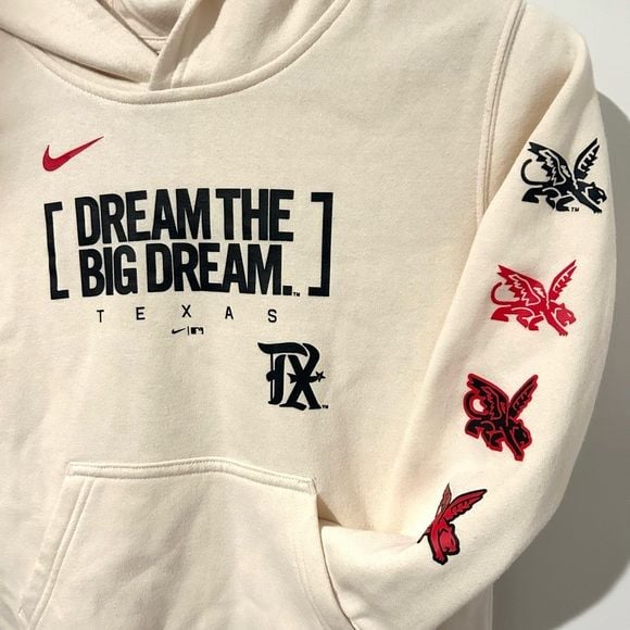 Nike Kids White Hoodie with Dream Graphic 3