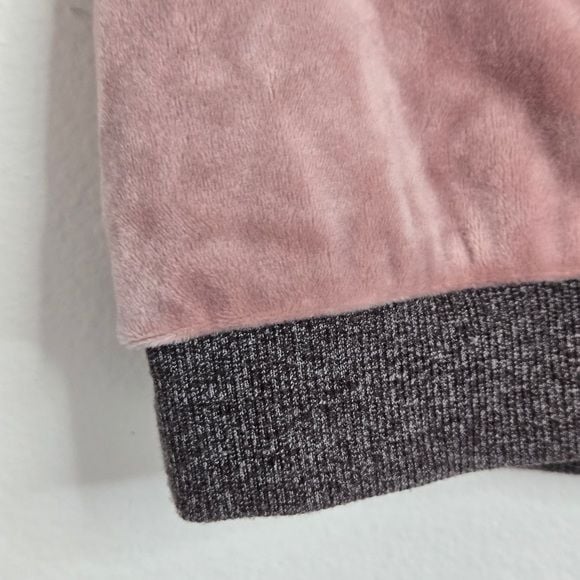Alfani Velour Hoodie XXL Blush Pink | Soft Luxe Lounge Pullover Hooded Top 8