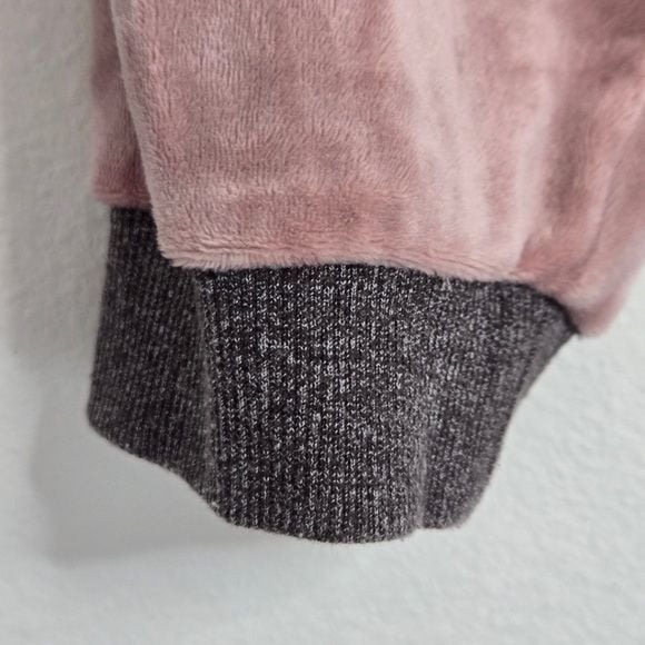 Alfani Velour Hoodie XXL Blush Pink | Soft Luxe Lounge Pullover Hooded Top 7