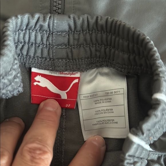 PUMA Charcoal/light grey Tracksuit with Logo 3