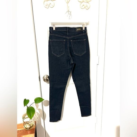 Express Women's Dark Blue High Rise Jeans 3