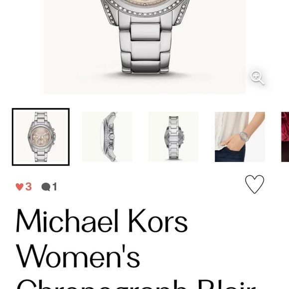 Michael Kors Two-Tone Chronograph Watch 5