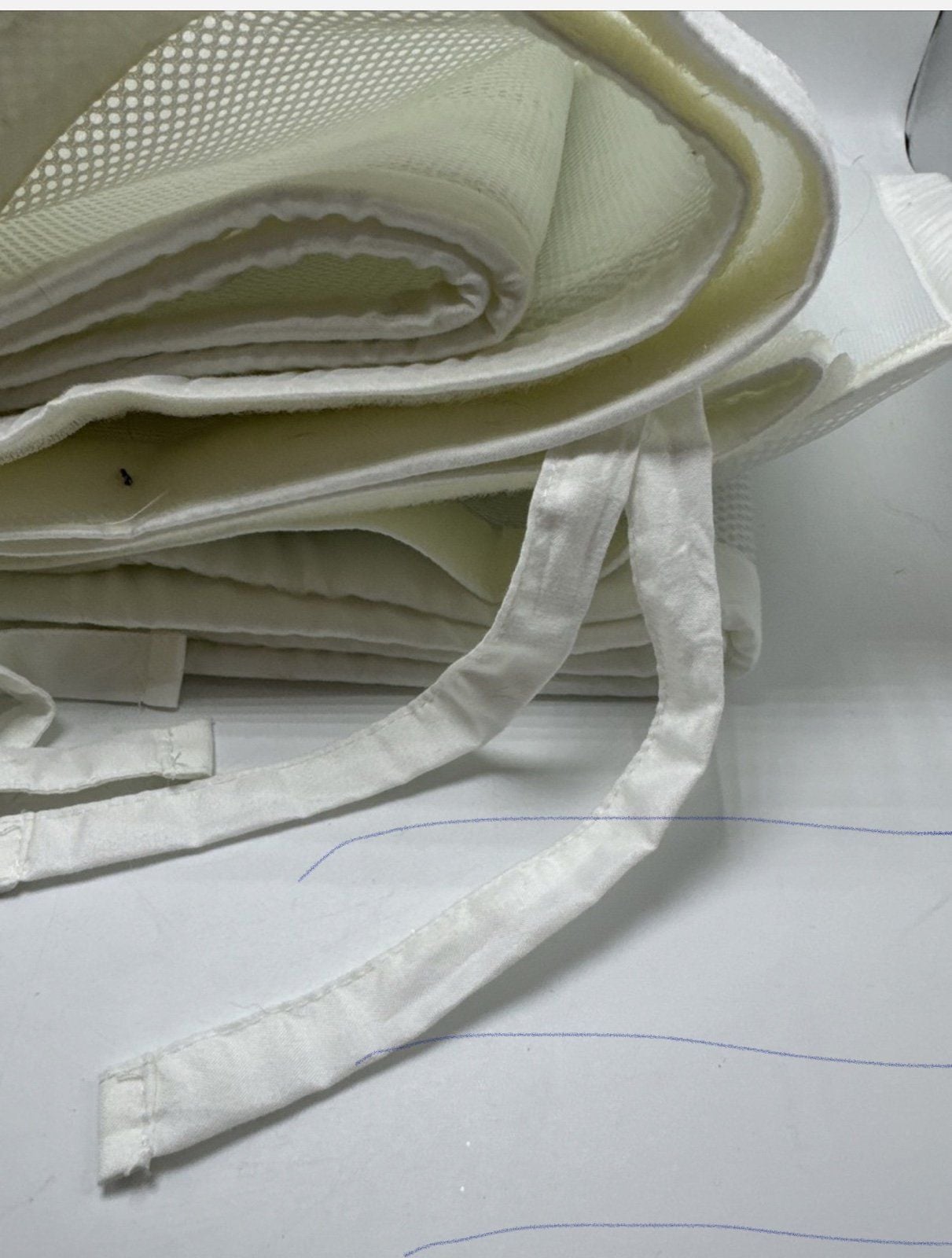 BreathableBaby Mesh Crib Liner - Safe & Breathable (White) 5