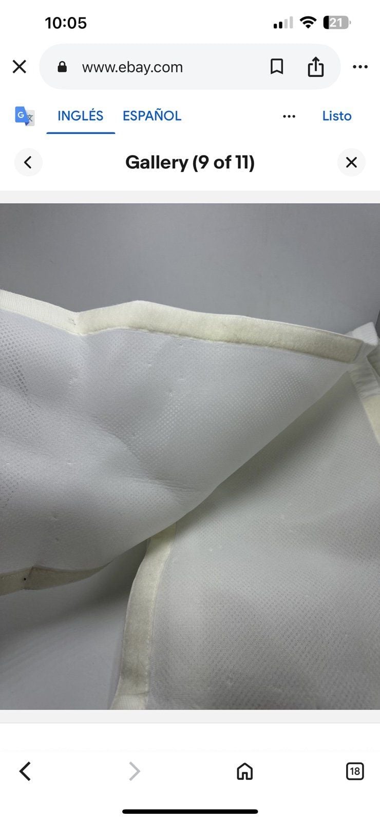 BreathableBaby Mesh Crib Liner - Safe & Breathable (White) 9