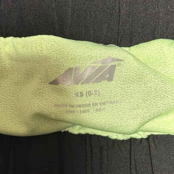 Avia Black Shorts with Neon Green Trim 3