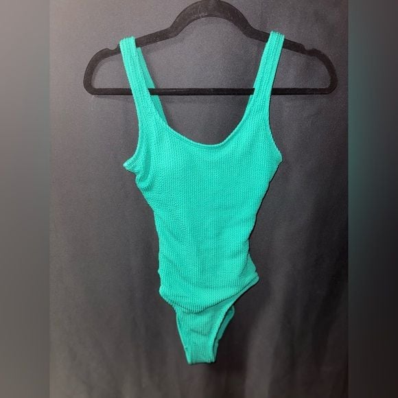 Women's Teal One Piece Swimsuit 1