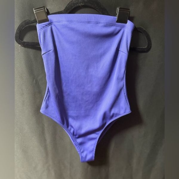 Elegant Blue Women's One Piece Swimsuit