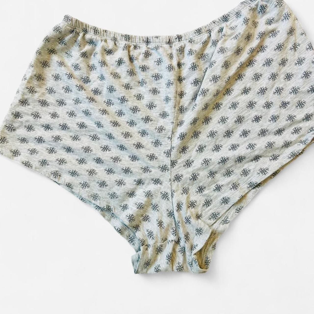 Weekend Soul Moon Child Butterfly Pajama Set - Gray Long Sleeve & Shorts 3