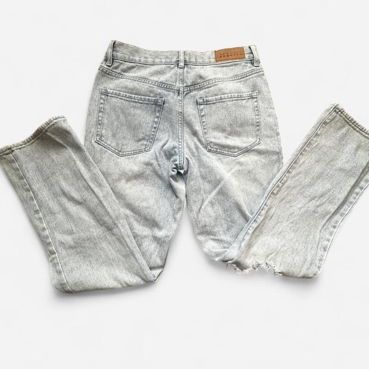 PacSun High-Rise Distressed 90s Boyfriend Jeans, Light Wash, Size 25 8