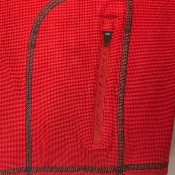 L.L. Bean Vibrant Red Waffle Knit Top 8